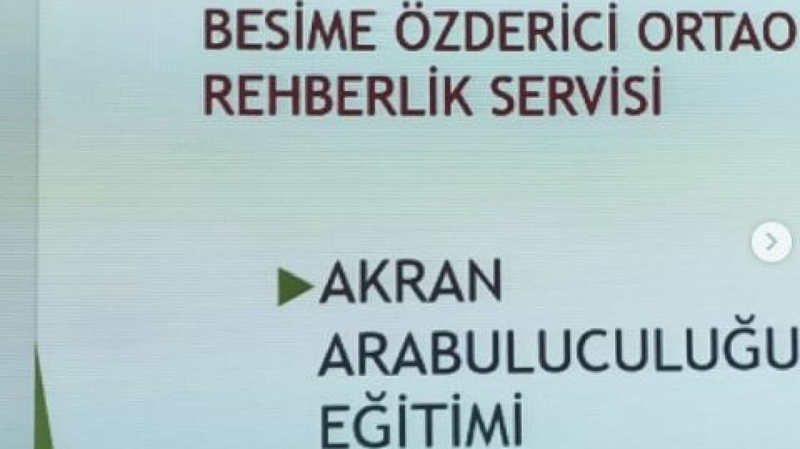 Akran Arabuluculuğu Eğitimi.....